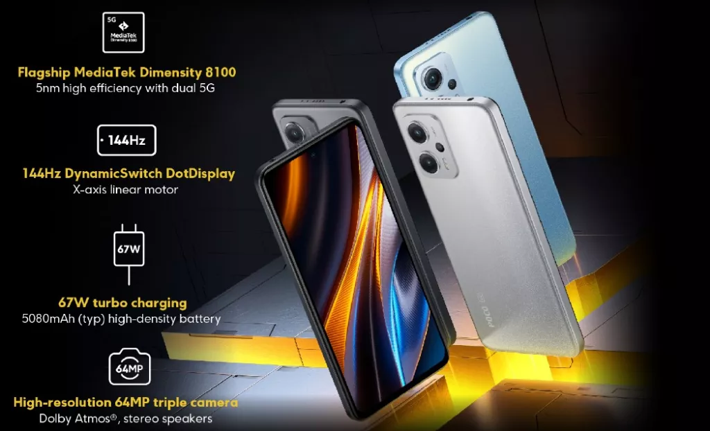 POCO X4 GT и POCO F4 два новых бюджетных телефона от Xiaomi